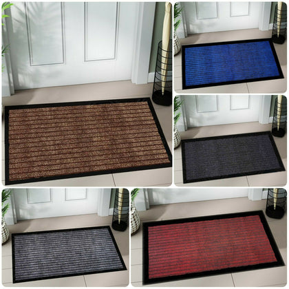 Non Slip Rubber Backed Door Mat Hall Runner Kitchen Rug Heavy Duty Barrier Mat