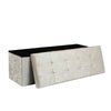 Ottoman Storage Seat Stool Trunk Toy Chest Bedding or Blanket Box Folding Bench