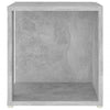 Concrete Grey Coffee Table side Table Square Living Room Table Furnitur 33cm
