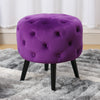 Extra Large Chesterfield Footstool Ottoman Coffee Table Bench Stool Plush Velvet