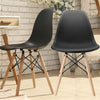 Set of 4 Dining Eiffel Chairs Retro Wooden Legs Office Kitchen Lounge Chair UK
