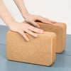 2 x Cork Yoga Blocks/Bricks For Alignment - Natural & Eco-Friendly - Free UK New