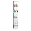 Bathroom Cabinet w/ Doors&Shelves Cupboard Storage Unit 3 Styles Furniture White