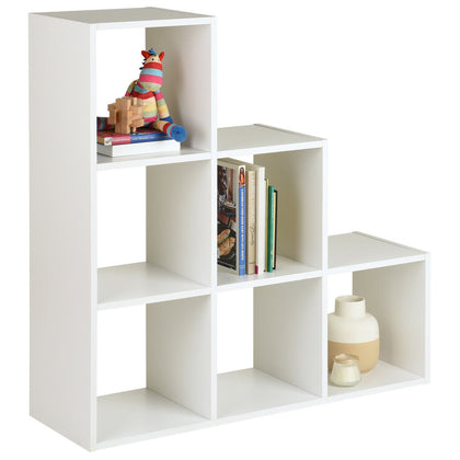 White 6 Cube Shelving Unit Home Furniture Storage Shelves/Booksh