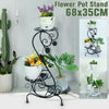 Multi Tier Plant Stand Flower Pot Shelf Rack Holder Garden Christmas Home Déco