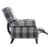 Recliner Armchair Retro Wingback Fabric Fireside Chair Sofa Upholstery Lounger