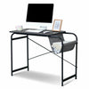 Black Computer Desk PC Laptop Table Home Office Writing Study Desk with Basket