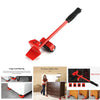 5pcs Move Removal Heavy Furniture Movers Shifter Lifter Slider Wheels Moving Kit