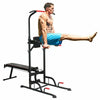 Dip Station Pull Up Bar Multi Gym Power Tower Home Fitness Equipment Machine UK