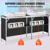 Trade Show Display Podium Table Counter Stand 77.95"x15.16"x34.65" Folding