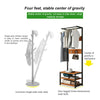 Hat and Coat Rack Stand Clothes Rail Shoe Storage Rack Hanger Hook Shelf 8 Hooks