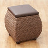Hartleys Small Brown Storage Ottoman Footstool/Bench/Pouffe Toy Trunk Box