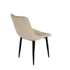 NOVA MODERN VELVET DINING CHAIR PADDED SEAT METAL LEG KITCHEN 2 PCS