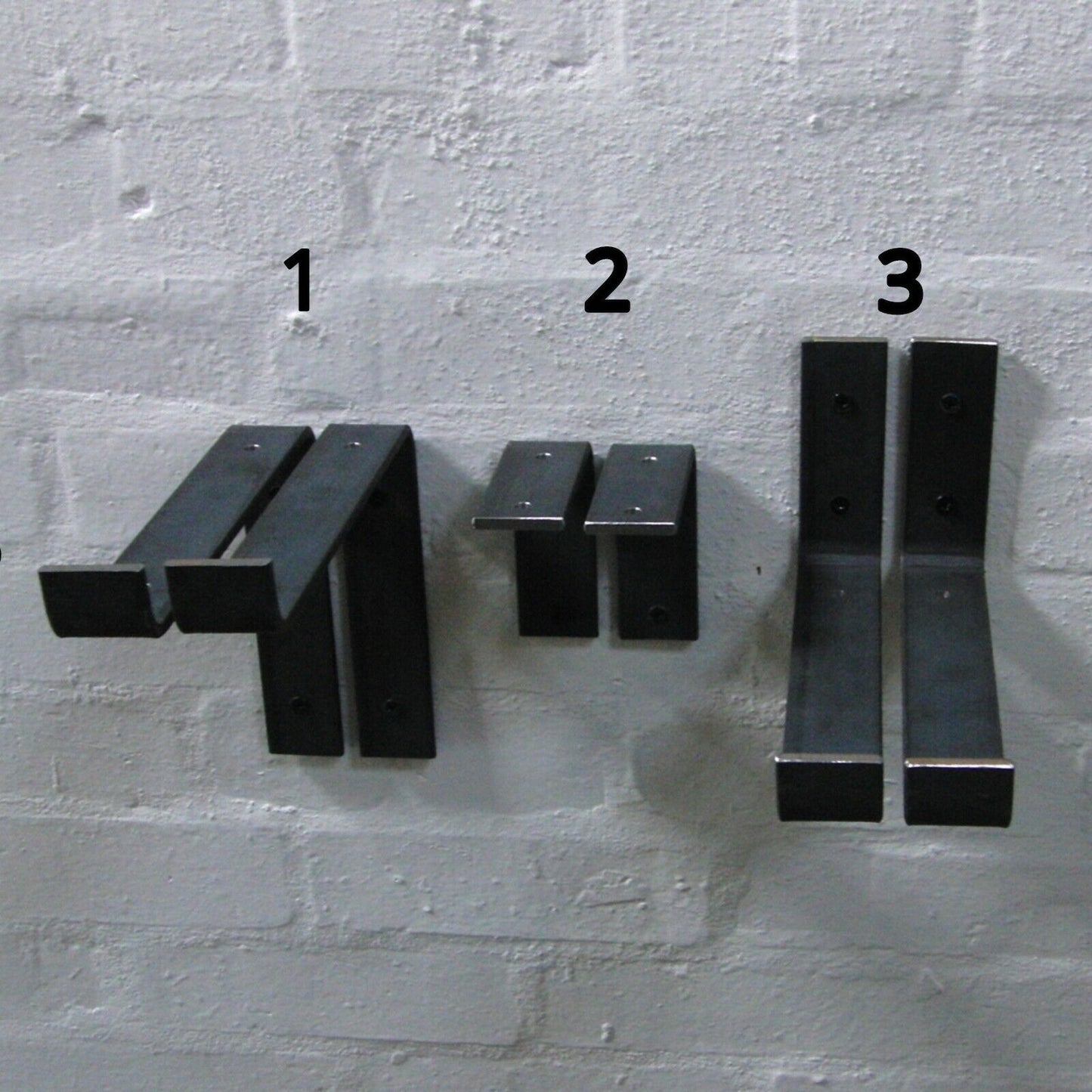 Scaffold Board Shelf Brackets Heavy Duty Industrial Rustic Handmade