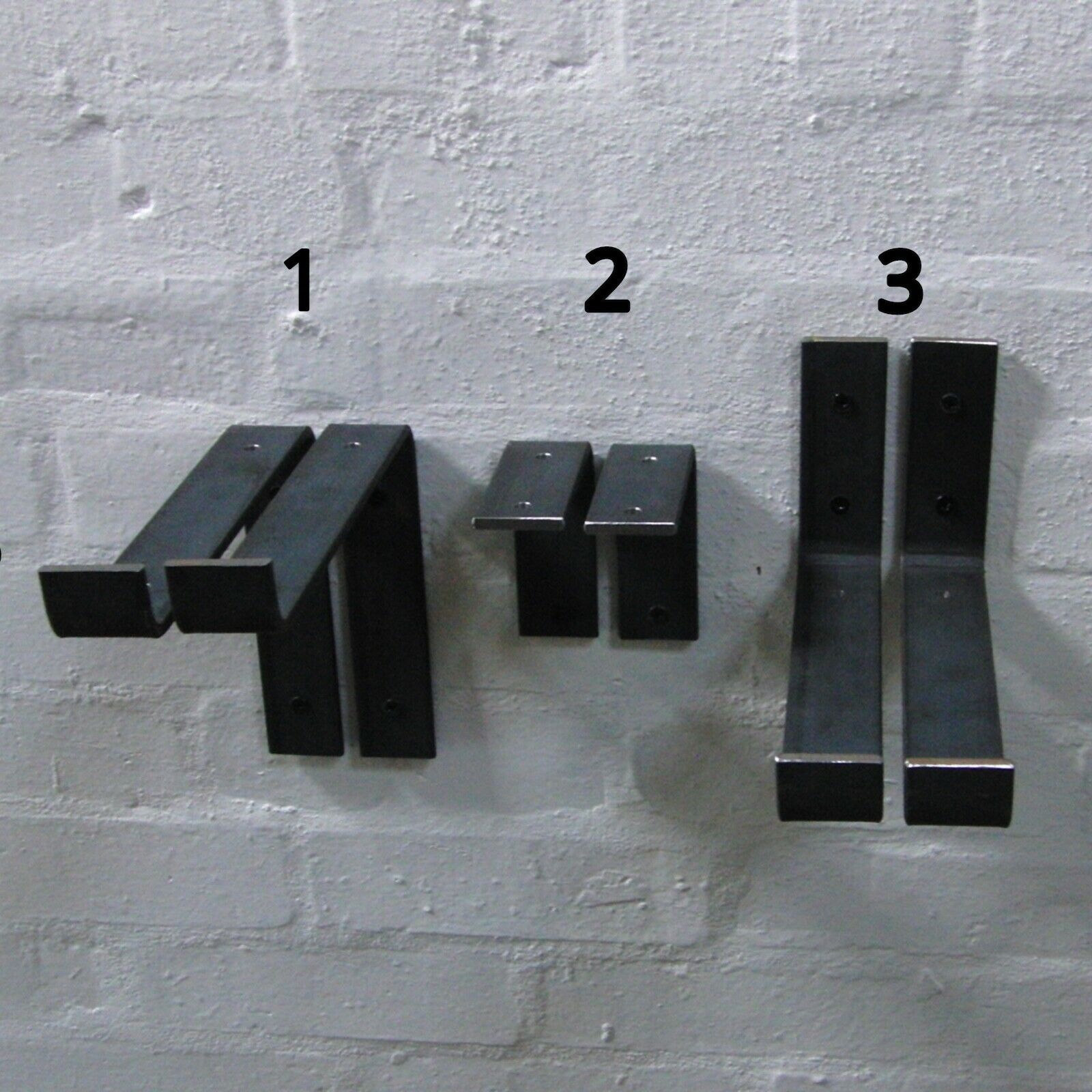 Scaffold Board Shelf Brackets Heavy Duty Industrial Rustic Handmade