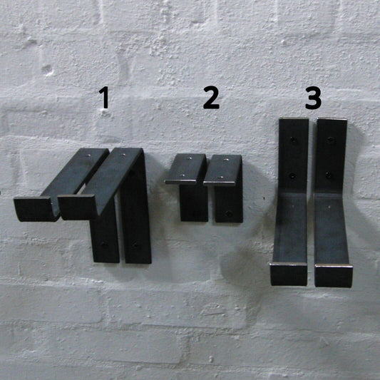 Scaffold Board Shelf Brackets Heavy Duty Industrial Rustic Handmade