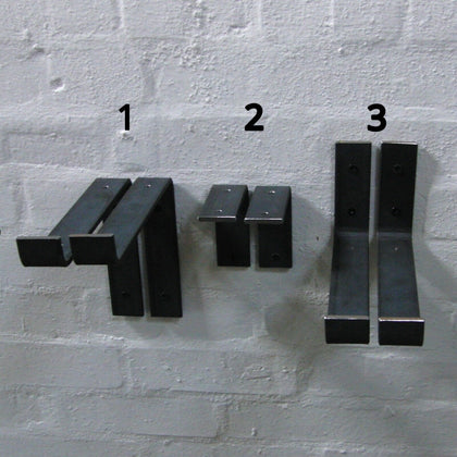 Scaffold Board Shelf Brackets Heavy Duty Industrial Rustic Handmade