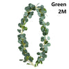 1/2m Artificial Fake Eucalyptus Garland Wreath Greenery Leaf Vine Plants Foliage