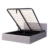 Ottoman Storage Bed Gas Lift Up 4ft6 Double Size Fabric Bed Frame No Mattress