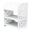 3/4/7 Tier Shoes Storage Cabinet White Door Organiser Shelf Rack Stand Unit New