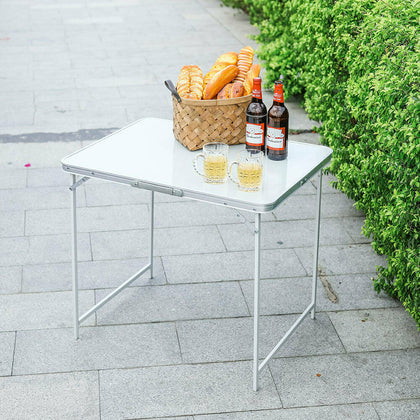 Portable Folding Camping Table Aluminium Carry BBQ Desk Kitchen Outdoor Picnic