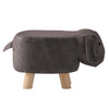 Large luxury animal footstool Ottoman cushion stool rest cushion seat sofa chair