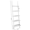5-Tier Ladder Wall Shelf Home Display Storage Rack Bookcase Plant Flower Stand