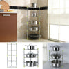 3/5 Tier Pan Pot Holder Cupboard Kitchen Cabinet Storage Organiser Rack Stand UK