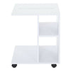 Printer Stand Rolling Cart Desk Side Wheels CPU Stand Drawer 2Tier Shelf Storage