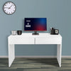 Computer Desk Laptop Pc Wooden Study Writing Table Home Office With Drawers