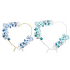 210cm(6.89ft) Heart Shaped Wedding Metal Balloon Arch Stand Frame Display Kit UK