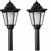 2x Garden Light Outdoor Led Lamp Solar Lights Post Lighting Powered Lantern Path