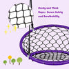 Net Hanging Swing Chair Kids Indoor Outdoor Play Equipment W/ Adjustable Ropes