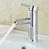 NEW Cloakroom Chrome Bathroom Modern Mini Basin Sink Mono Mixer Tap Brass Faucet