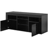 Modern TV Unit Cabinet TV Stand High Gloss 2 Doors Living Room Furniture 120cm