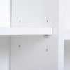 Free Standing Bookcase Shelves Unit Storage Cabinet w/ Two Doors White