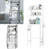 3Tiers Bathroom Over Toilet Shelf Storage Unit Towel Holder Organiser Rack 160cm