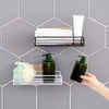 Shower Rack Shelf Bathroom Corner Storage Organiser Basket Suction Shelf Tidy