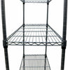 4 Tier Heavy Duty Steel Wire Rack Shelf Kitchen Storage Shelving Unit w/ Wheels