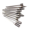 Carbide Burr Die Grinding Shank Tungsten Rotary Drill Set Metal CarvingBit Tool.