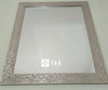 New Large Mosaic Silver Mirror Bedroom Hallway Hanging Wall Gift 59X49cm
