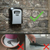 Key Safe Lock Box 4 Digit Combination Wall Mounted Key Security Box Outdoor hot
