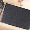 Non Slip Rubber Mat Door Mats Indoor Outdoor Washable Rugs Welcome Door Mat (40cm x 60cm (16" x 24") Gray)