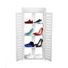 Shoe Rack Shoes Storage Cabinet Wooden Stand Cupboard 5 Shelves Organiser 2 Door