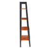 Vintage Metal Ladder Shelving 4 Tier Tall Bookshelf Plant Stand Storage Shelf