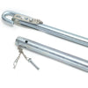 2Ton Straight Pipe Steel Recovery Tow Bar Towing Pole Heavy Duty Steel Car HOT