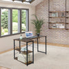 L-Shaped Corner Computer Desk Writing PC Workstation Study Table w/ Shelves MDF