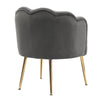 Velvet Armchair Scallop Shell Back Cocktail Tub Chair Lounge Sofa Seat Couch