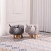 Padded Cow Shape Stool Cute Chidrens Kids Decoration Footrest Wood Frame Legs UK