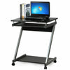 Small Computer Desk Movable Laptop PC Study Table Compact Workstation Desktop